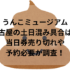 うんこミュージアム名古屋の土日混み具合は？当日券売り切れや予約必要か調査！